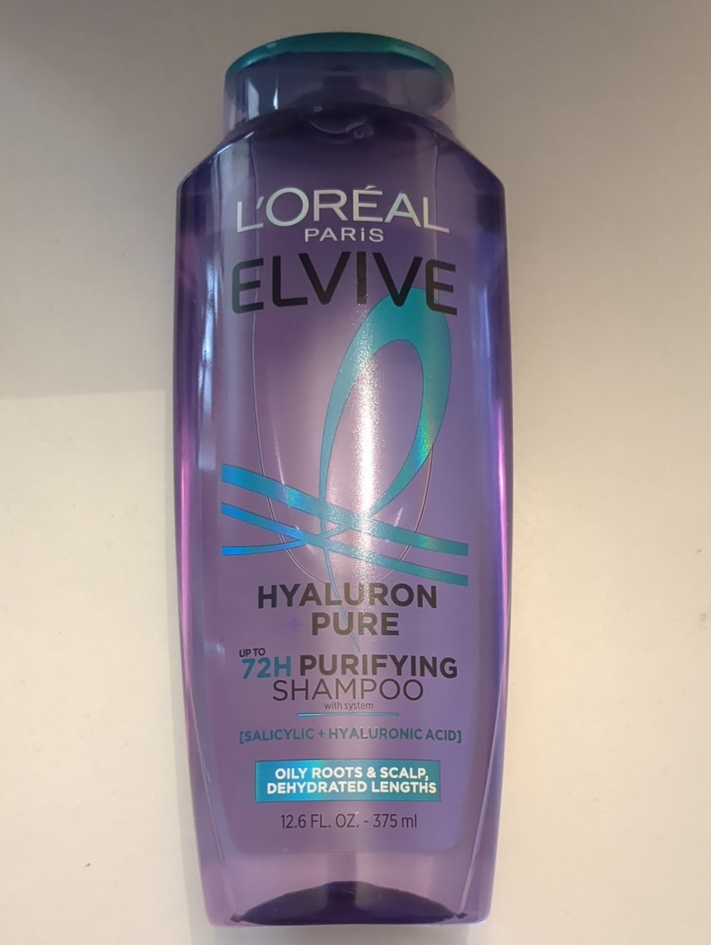 L'Oréal Elvive Hyaluron Pure Purifying Shampoo - Purple/Turquoise - NWT